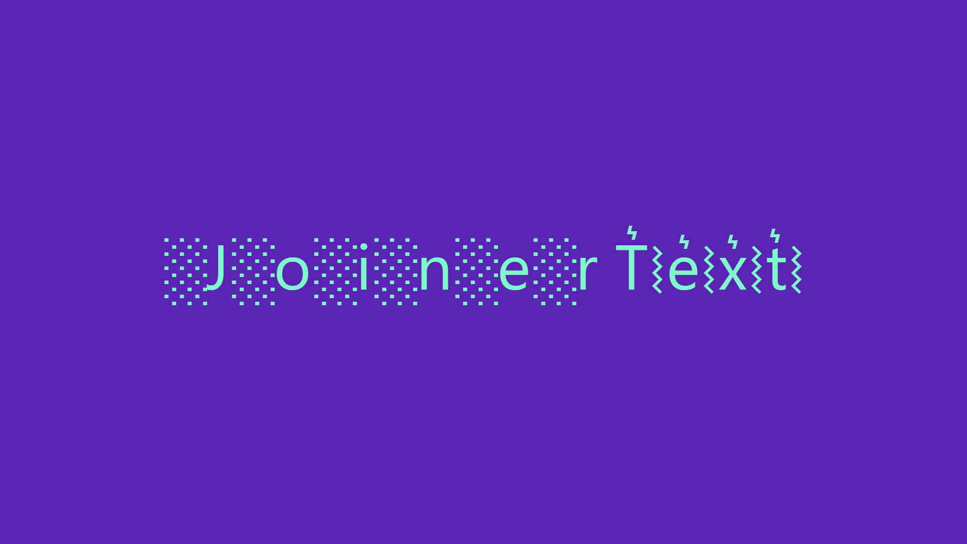 Joiner Text Generator