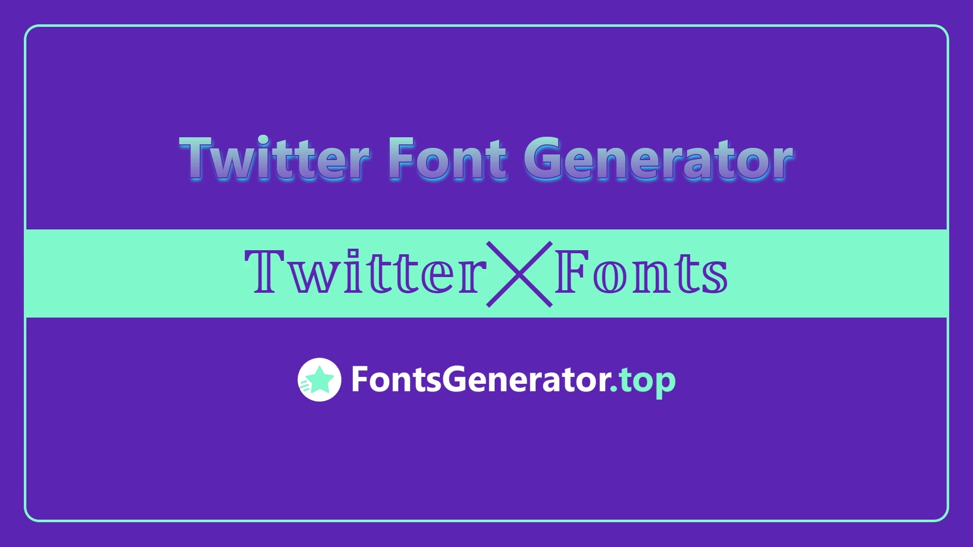 Twitter Font Generator